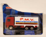 Toy Galaxy Yatming No. 2300 DAF 95 Series P.M.V. Cold Meat Co. Refrigeration Truck Red Die Cast Toy Truck Vehicle New in Partial Package