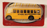 Yatming No. 1502 School Bus Yellow Die Cast Toy Car Vehicle New in Partial Package