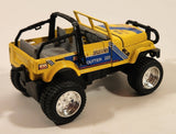 SS-1103-4 Jeep Roader Outter QUJI 220 Yellow Pull Back Die Cast Toy Car Vehicle with Opening Doors and Hood