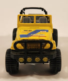 SS-1103-4 Jeep Roader Outter QUJI 220 Yellow Pull Back Die Cast Toy Car Vehicle with Opening Doors and Hood