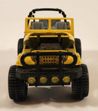 SS-1103-4 Jeep Roader Outter QUJI 220 Yellow Pull Back Die Cast Toy Car Vehicle with Opening Doors and Hood