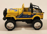 SS-1103-4 Jeep Roader Outter QUJI 220 Yellow Pull Back Die Cast Toy Car Vehicle with Opening Doors and Hood