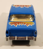 SS407 1956 Chevy Chevrolet Bel Air Blue Pull Back Die Cast Toy Car Vehicle with Opening Doors