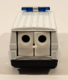 Unknown Brand No. 8710 Rescue Ambulance Van White Pull Back 1:38 Scale Die Cast Toy Car Vehicle