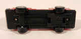 Unknown Brand No. 8730 Fire Truck Snorkel Aerial Red Pull Back Die Cast Toy Car Vehicle