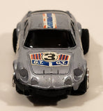 Summer No. S705 Alpine Renault Rally #3 Silver Pull Back Die Cast Toy Car Vehicle