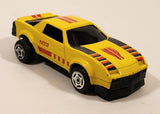 Unknown Brand No. 8308 Camaro Z-28 #N33 Yellow Pull Back Die Cast Toy Car Vehicle