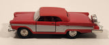 Unknown Brand No. 8801 1959 Ford Galaxie Red Pull Back Die Cast Toy Car Vehicle with Opening Doors