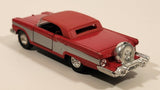 Unknown Brand No. 8801 1959 Ford Galaxie Red Pull Back Die Cast Toy Car Vehicle with Opening Doors