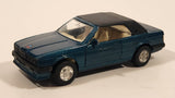 Unknown Brand BMW 325i Green Pull Back Die Cast Toy Car Vehicle with Opening Doors