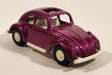 Vintage Tootsie Toy Stingin' Bug Volkswagen Beetle Magenta Purple Die Cast Toy Car Vehicle