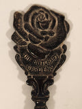 Vintage Victoria B.C. Butchart Gardens EPNS Electroplated Nickel Silver Metal Spoon