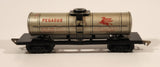 Vintage Sakai Mobil Gas Pegasus Oil Company Silver Oil Tanker Tin Toy Train Car Vehicle