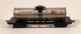 Vintage Sakai Mobil Gas Pegasus Oil Company Silver Oil Tanker Tin Toy Train Car Vehicle