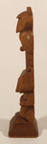 Aboriginal Totem Pole 7" Hand Carved Sculpture