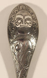 Vintage Boma Canada Engraved Aboriginal Totem Pole Pewter Metal Spoon