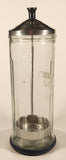 King Research Inc. Barbicide Disinfectant Fungicide & Virucide Glass Barber Tools Comb Jar with Lid