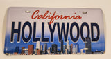 KWC Hollywood California Souvenir Metal Vehicle License Plate Tag