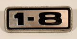 1973 Austin Morris Marina 1.8 62890/0430 0431 Metal Emblem Nameplate Badge Logo OEM