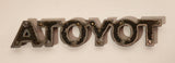 Toyota Plastic Metal Look Emblem Nameplate Badge Logo OEM