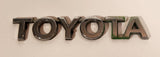 Toyota Plastic Metal Look Emblem Nameplate Badge Logo OEM