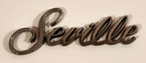 Cadillac Seville Plastic Metal Look Emblem Nameplate Badge Logo OEM