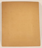 Vintage Black and White 6" x 7 3/4" Wedding Photo On Backing