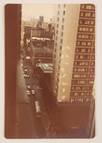 Original 1979 View From 51st Street Hotel New York 3 1/2" x 4 3/4" Color Photograph