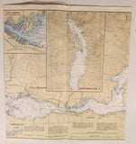 1993 Canadian Hydrographic Service Straight Of Georgia Sunshine Coast Vancouver Harbour To/A Isolation Sound Map Package