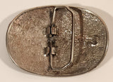 Vintage Horse Head Ornate Western Design Copper Plated Metal Belt Buckle
