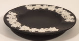 Vintage Wedgwood Jasperware Black with White Design 3 1/2" Ashtray