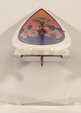RoidoMaeda Hawaii Island Board Design Ahi Wela~hot fire 9 3/4" Plastic Surfboard Desk Clock