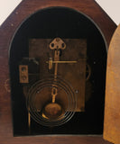 Rare Antique Russells Limited The Time Day Pendulum Wood Cased Mantel Clock Made In England