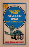 Vintage Turtle Wax Sealer Wax Seals On A Rich Lustre Now Being Applied 15 3/4" x 26 1/4" Plexiglass Sign