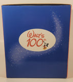 2001 Hallmark Disney Walt's 100th Birthday Mickey Minnie Pinocchio Cinderella Tinkerbell 6 3/4" Tall Musical Resin Snow Globe in Box