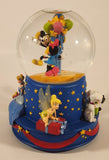 2001 Hallmark Disney Walt's 100th Birthday Mickey Minnie Pinocchio Cinderella Tinkerbell 6 3/4" Tall Musical Resin Snow Globe in Box