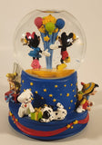 2001 Hallmark Disney Walt's 100th Birthday Mickey Minnie Pinocchio Cinderella Tinkerbell 6 3/4" Tall Musical Resin Snow Globe in Box