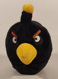 2010 Commonwealth Toy & Novelty Co. Angry Birds Black Bird 6" Stuffed Plush Toy
