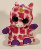 2015 TY Beanie Boos Peak-A-Boos Uni Pink Unicorn 6" Stuffed Plush Toy