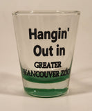 Hangin' Out In Greater Vancouver Zoo Lime Green Shot Glass