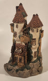 Knight Quartz Castle Shaped 6 3/4" Resin Desk Clock