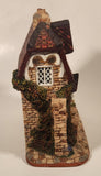 Time Avenue Quartz English Cottage Shaped 6 3/4" Resin Desk Clock