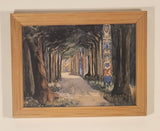Emily Carr Totem Walk on Sitka Postcard 6" x 8" Wood Framed