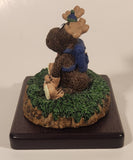 Northstar Critters Polymer Clay Moose Figurine on Wood Base New in Box