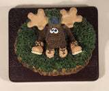 Northstar Critters Polymer Clay Moose Figurine on Wood Base New in Box