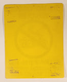 No Motorized Vehicles Red and Yellow 12" x 15" Plastic Sign