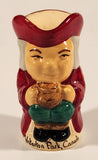 Rare Vintage Manor Ware England Waterton Park Canada 3 1/4" Ceramic Toby Jug