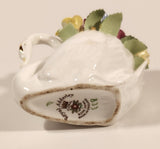 Royal Adderley White Swan 3" Bone China Floral