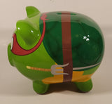 2014 FAB Starpoint Viacom TMNT Teenage Mutant Ninja Turtles Raphael Pig Piggy 8" Tall Ceramic Coin Bank