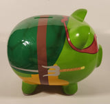 2014 FAB Starpoint Viacom TMNT Teenage Mutant Ninja Turtles Raphael Pig Piggy 8" Tall Ceramic Coin Bank